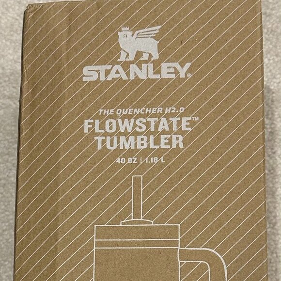 New Chocolate Brown Stanley LV Tumbler w/ Brown Bonus Gem - Picture 4 of 5